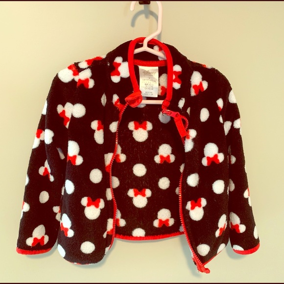minnie mouse fleece jacket